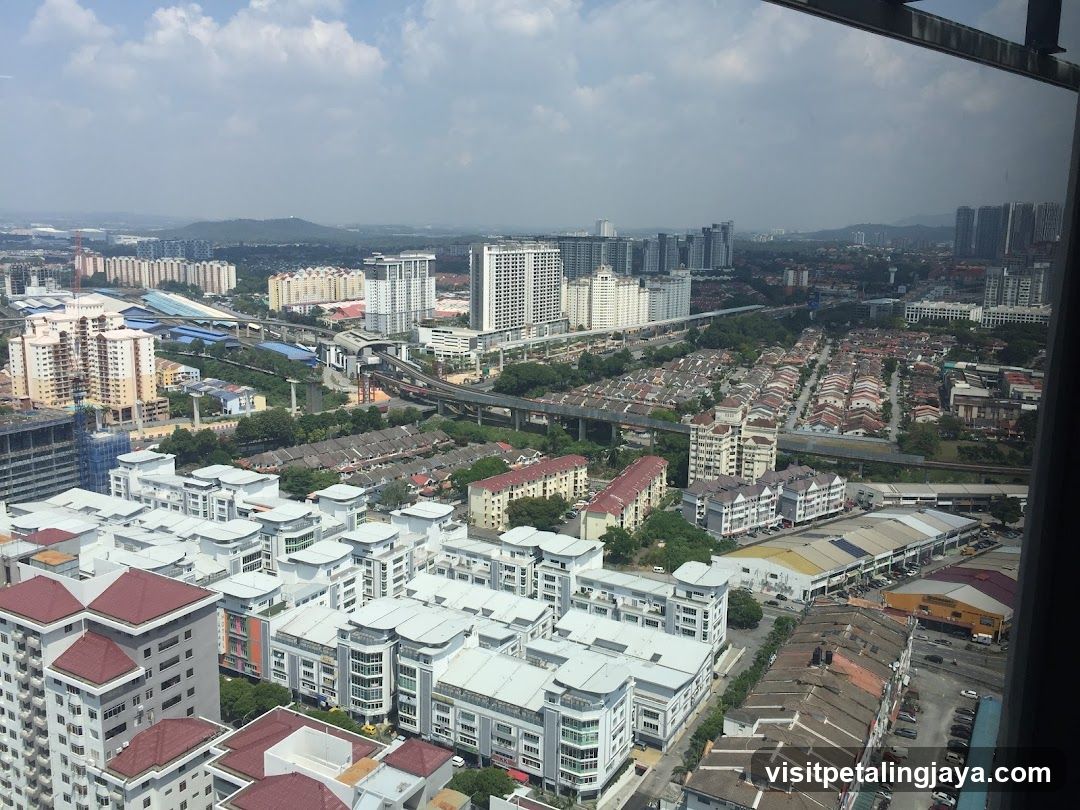 Cityscape View from High Building