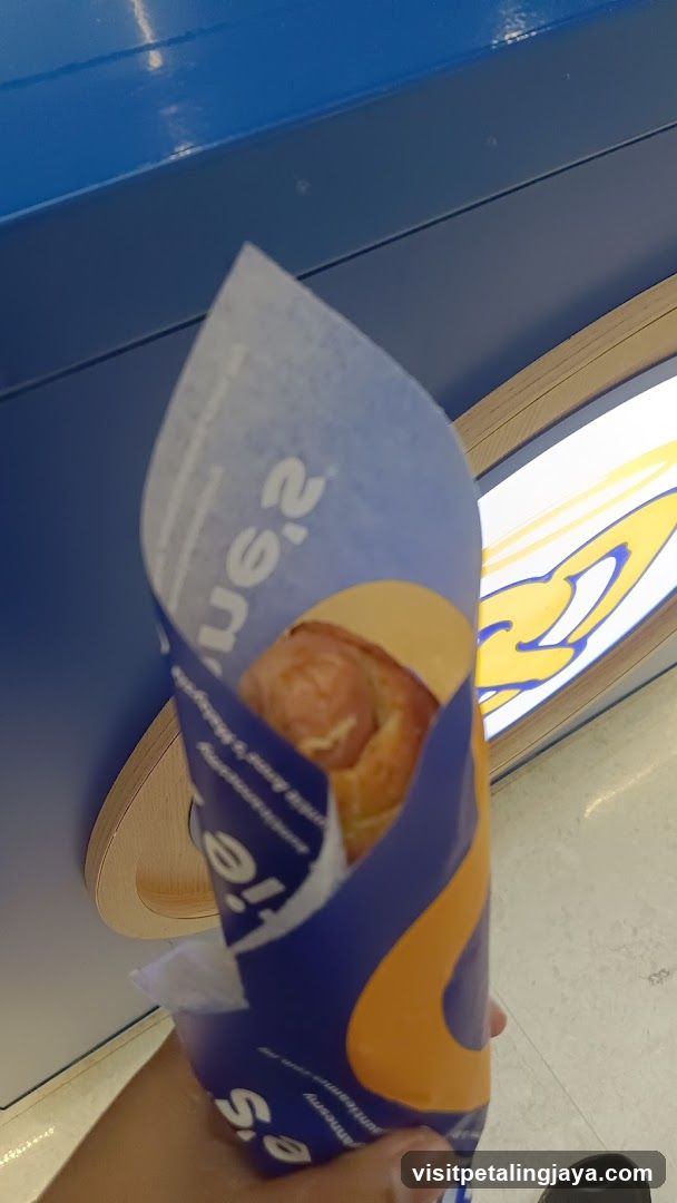 Food item in branded paper