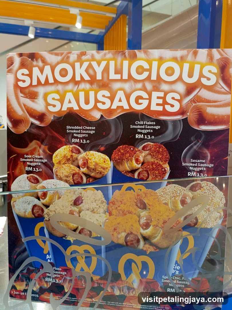 Smokylicious Sausages Display