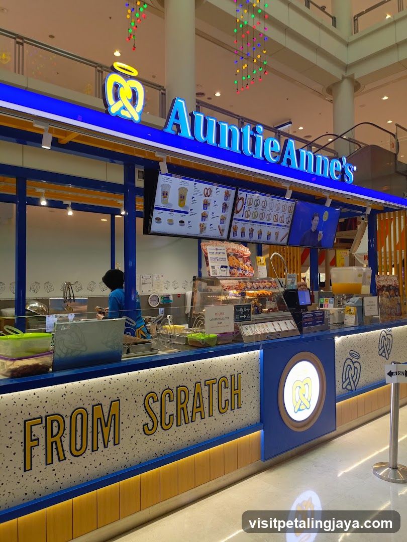 Auntie Anne's Storefront Interior View