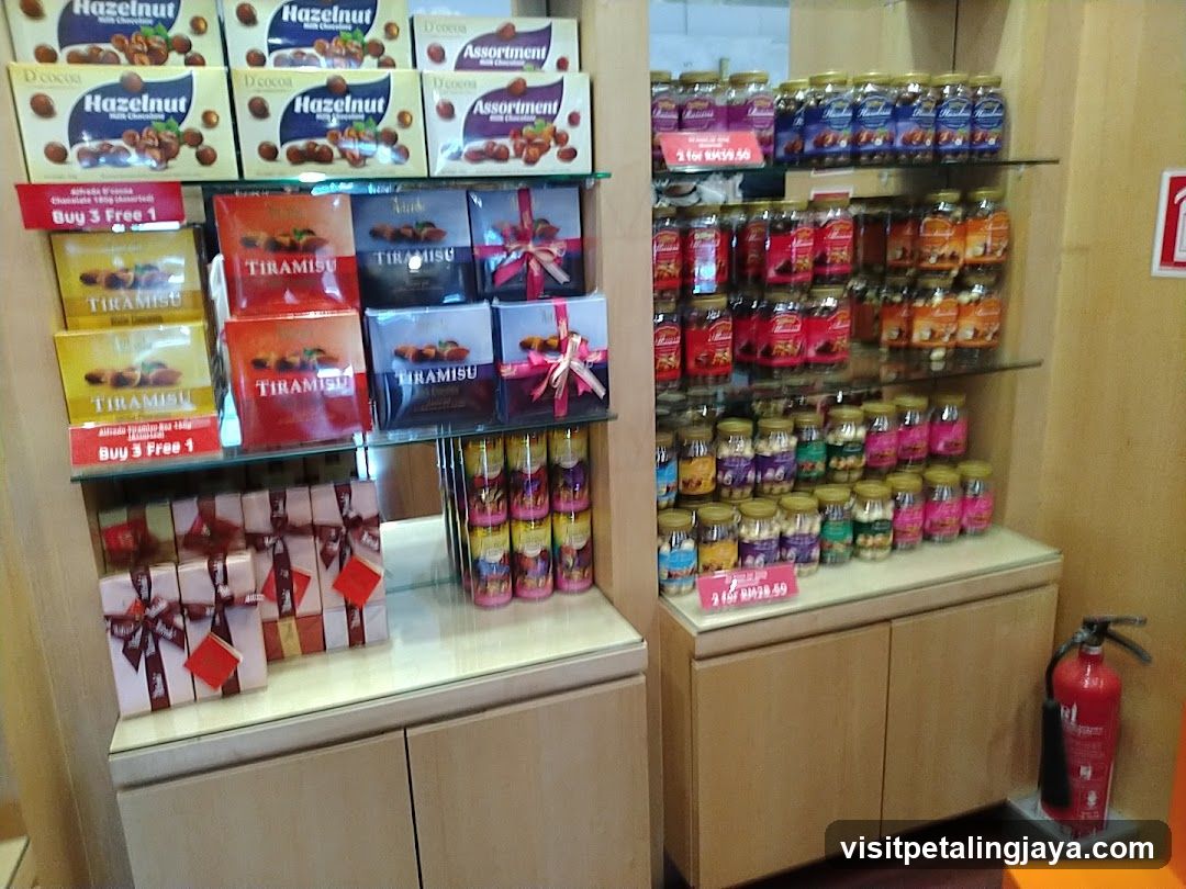 Hazelnut and Jam Display