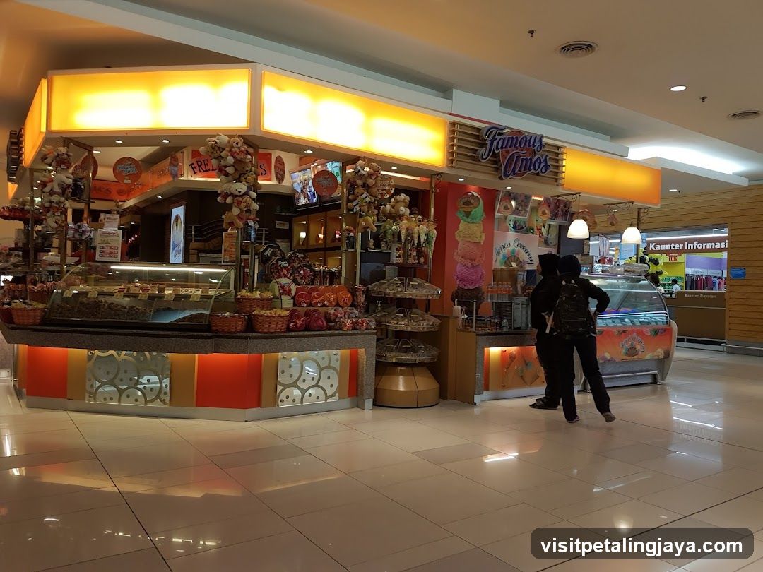 Famous Amos Ice Cream Shop Interior