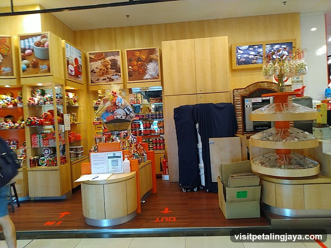 Interior of a gift shop or store