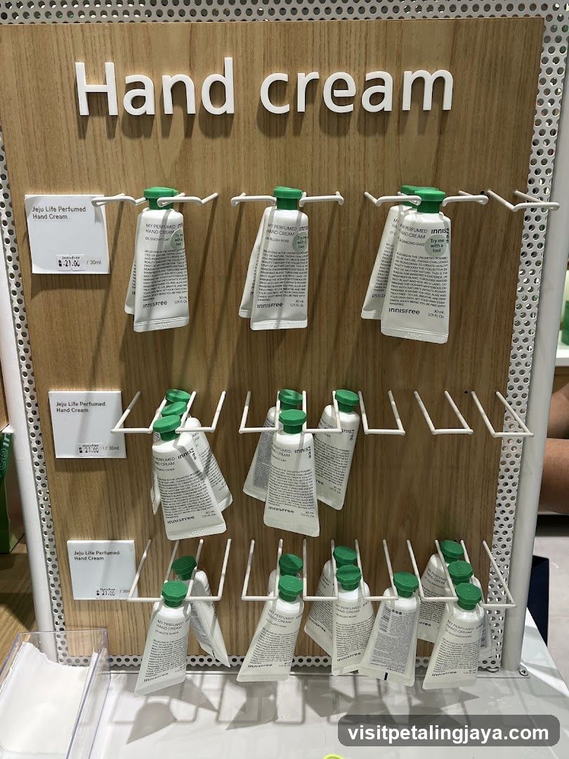 Hand cream display