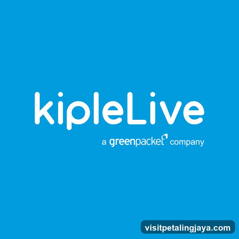 kipleLive logo on blue background