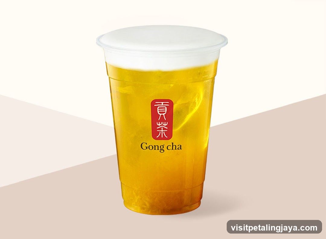 Gong cha drink cup
