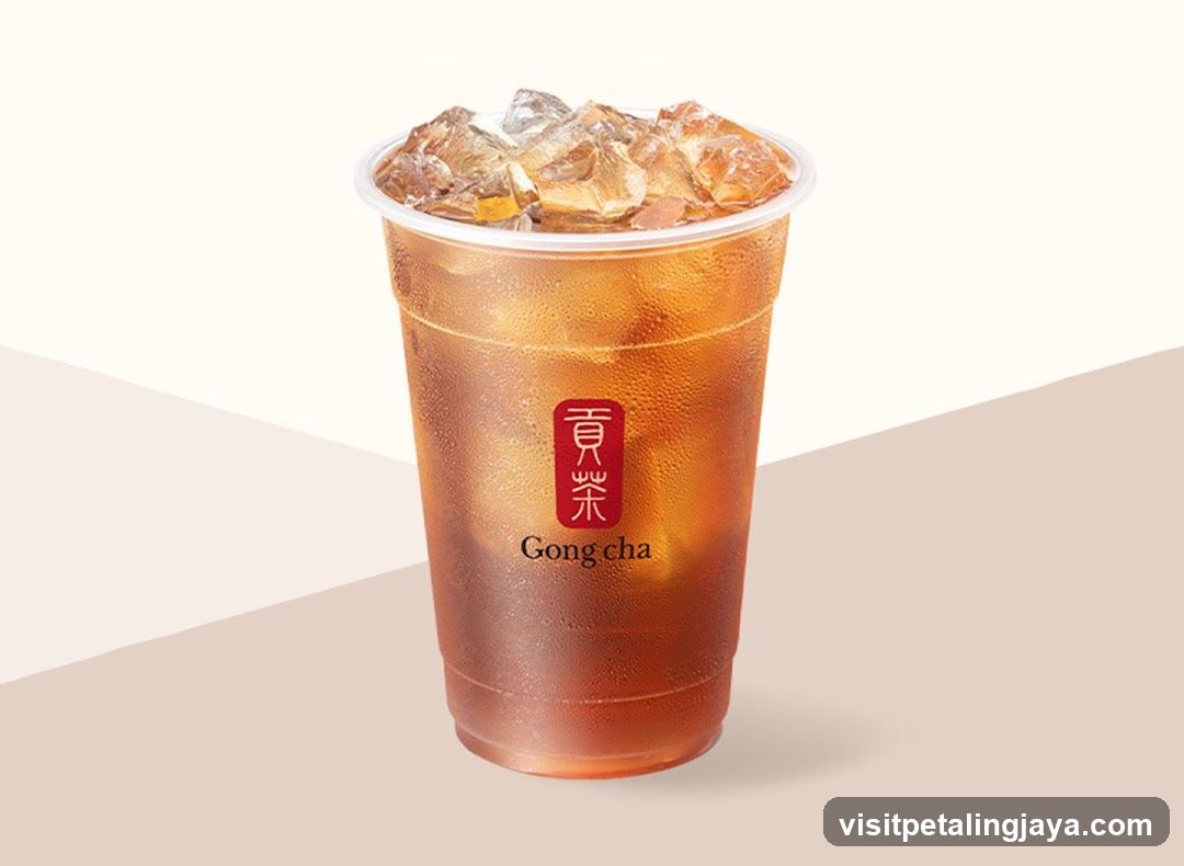 Iced Gong Cha Drink