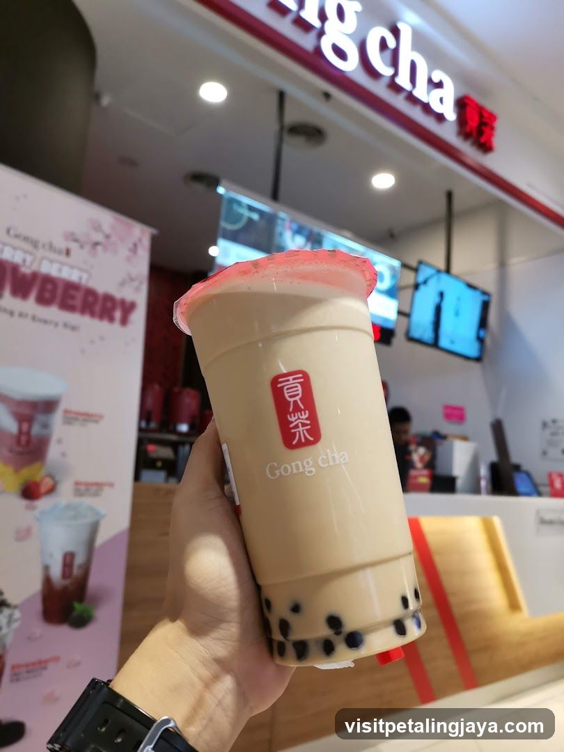 Gong cha Bubble Tea Cup