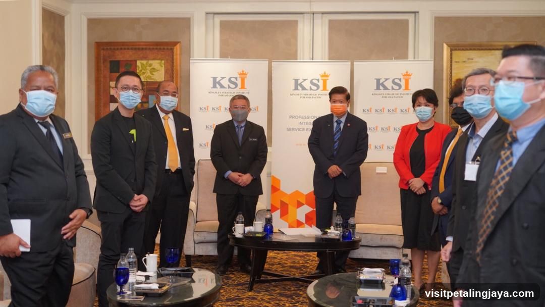Group of professionals in formal attire at an event