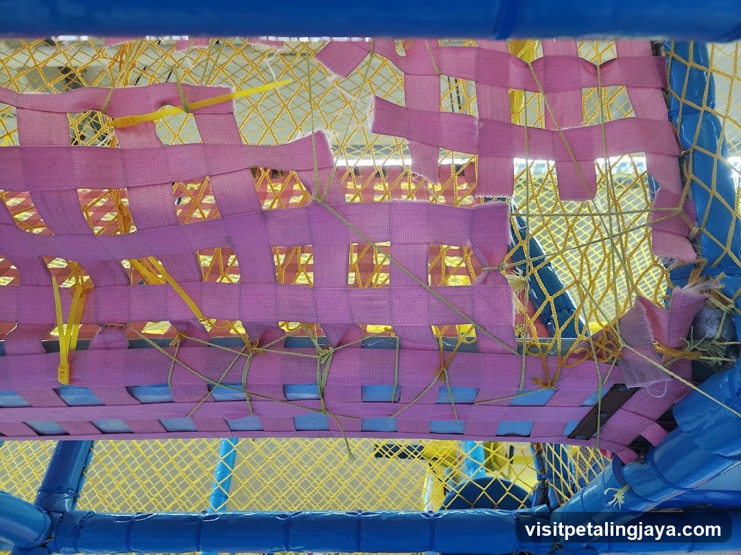 Playground Netting Structure