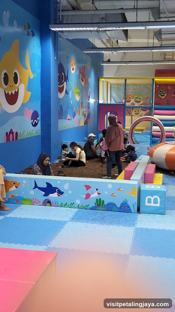 Indoor Play Area with Baby Shark Theme
