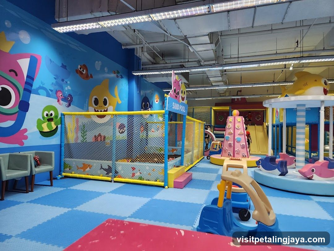 Indoor Play Area with Shark Theme