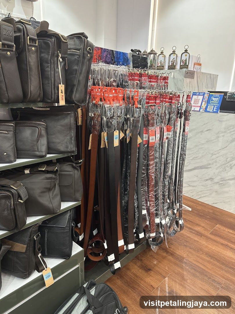 Leather Goods Display