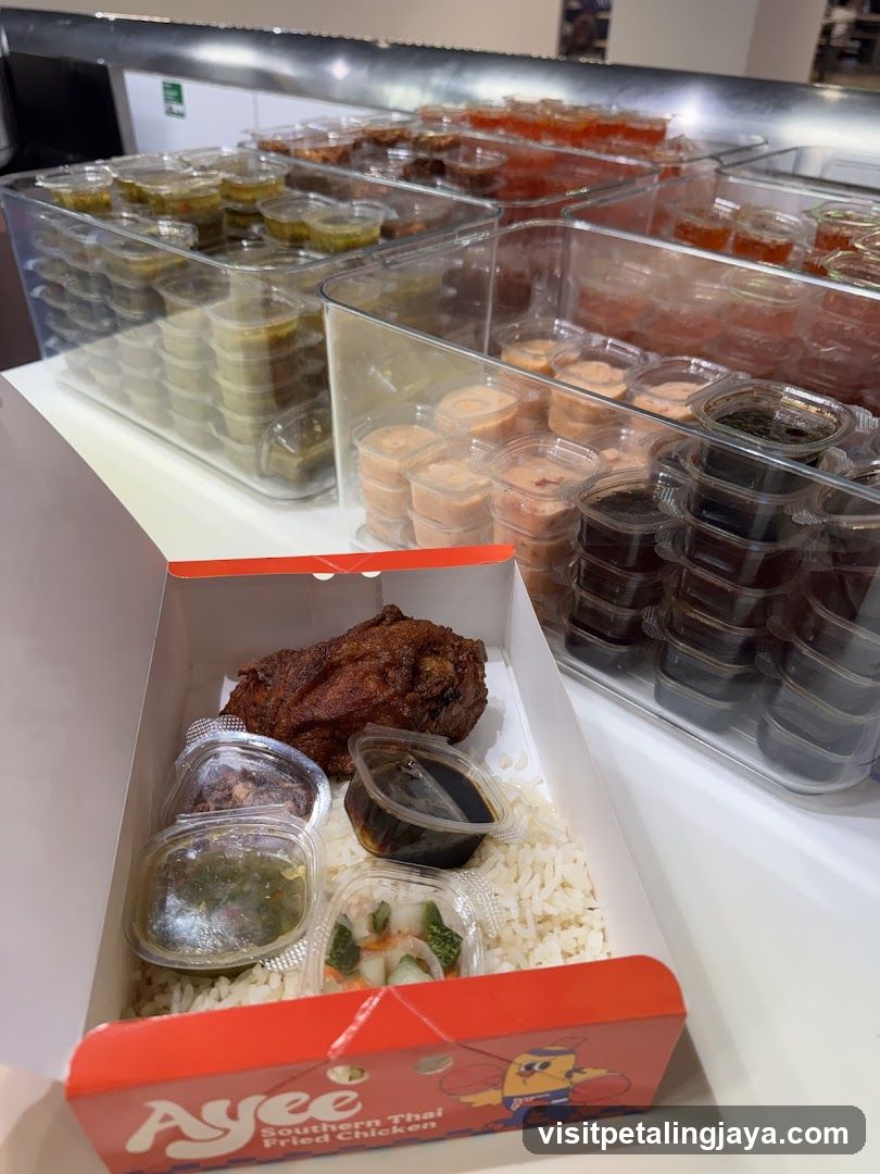 Food Display and Boxed Meal