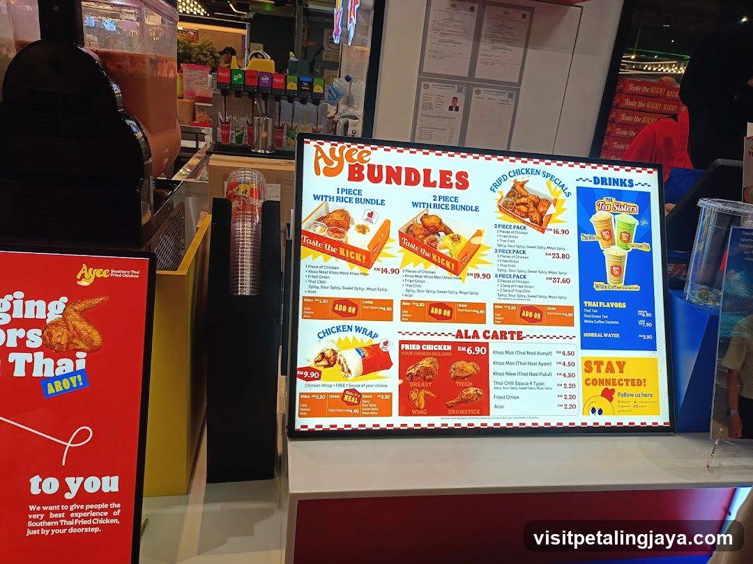 Nice Bundles Menu Board