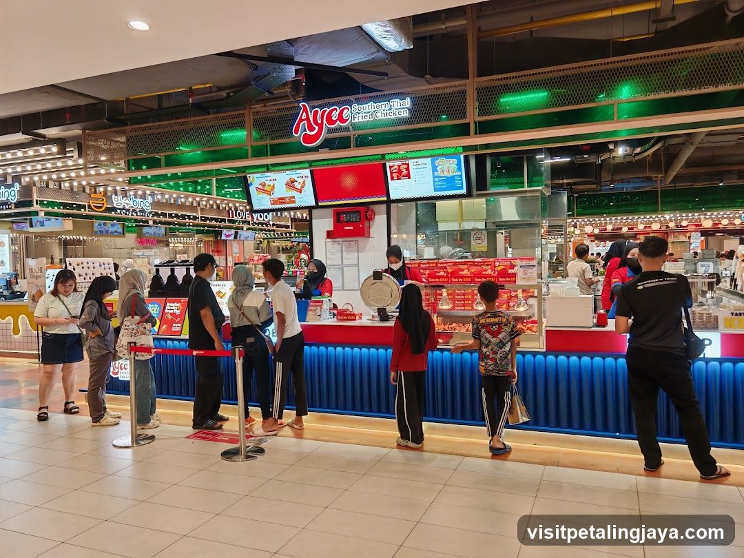 Ayce Food Stall Queue