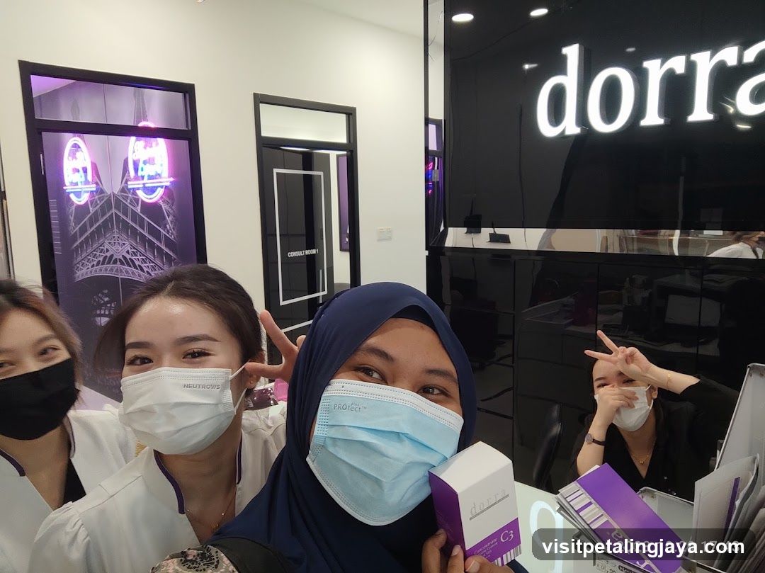 Interior of a beauty or skincare shop