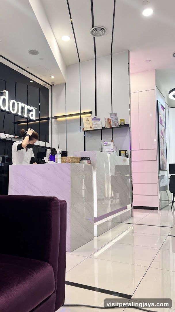 Interior of a modern retail space