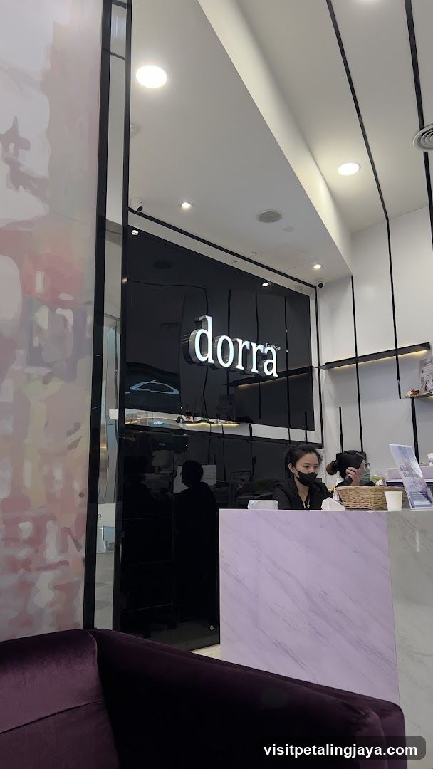 Interior of a modern retail space