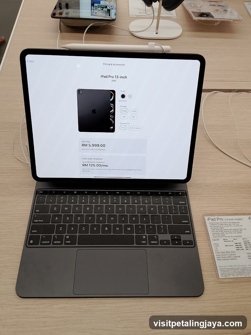 iPad Pro 12-inch Display in Store