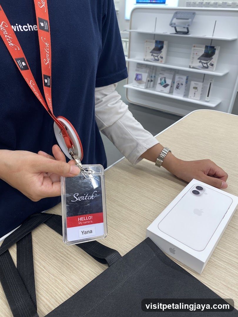 Staff Member at Retail Counter