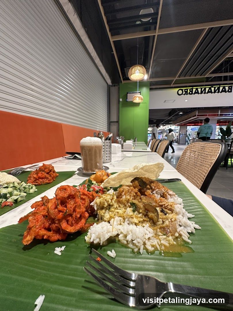 Restaurant Interior with Indian Cuisine