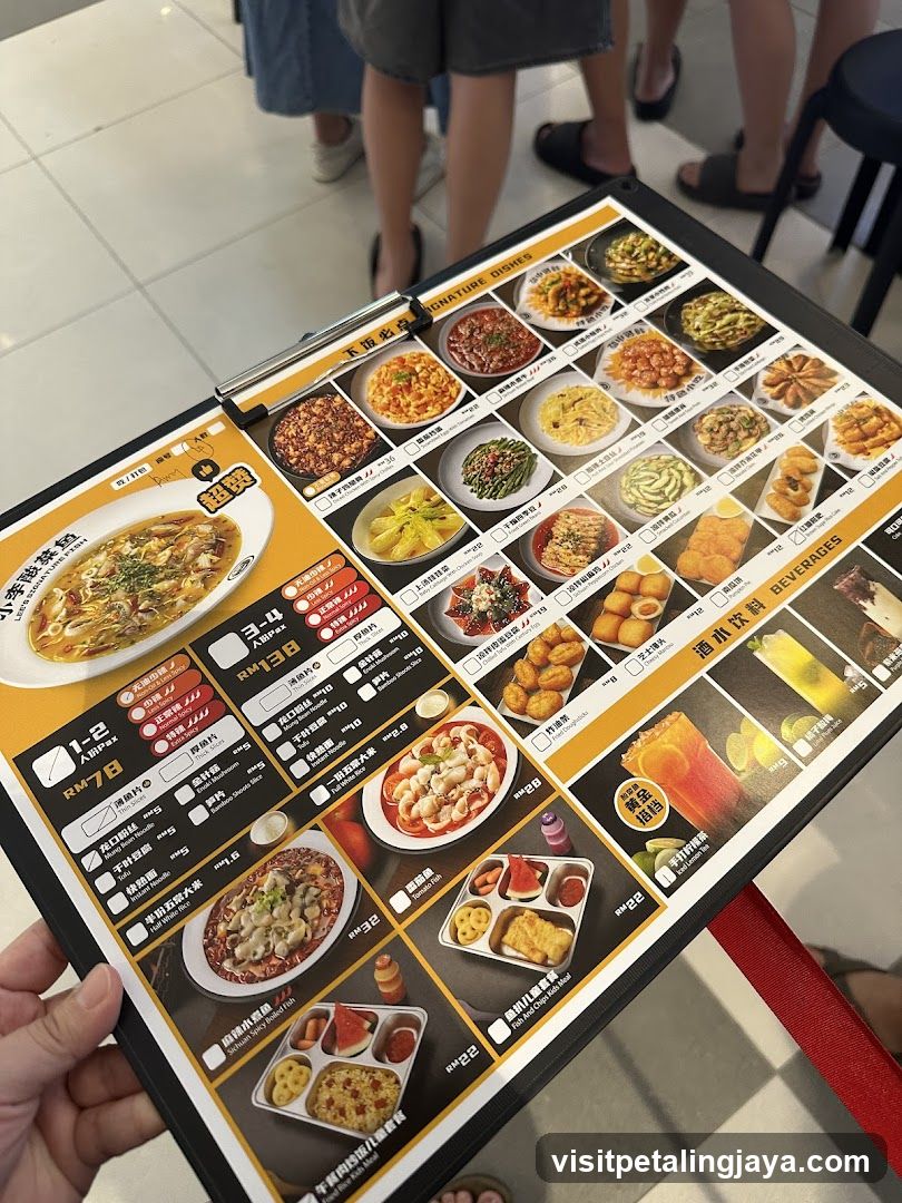 Restaurant Menu Board