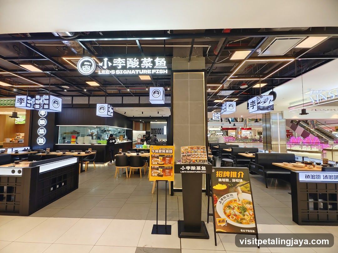 Restaurant Interior with Signage and Menu Displays