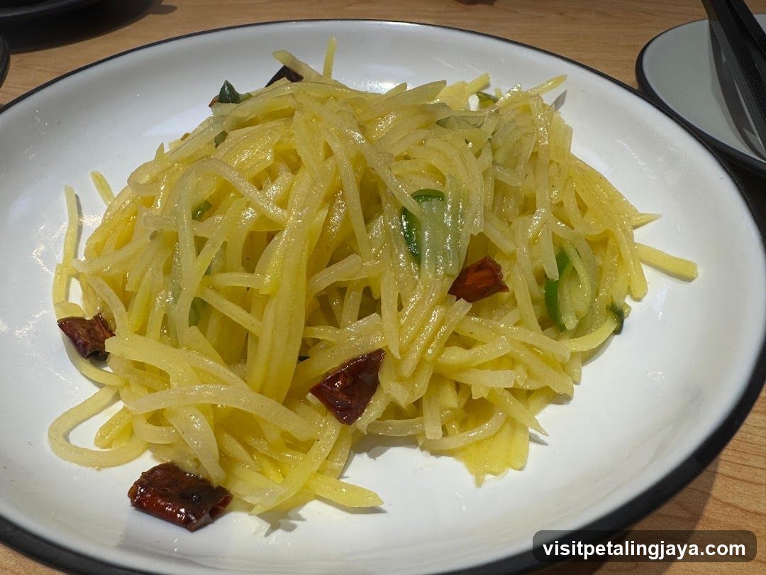 Plate of Stir-Fried Potatoes
