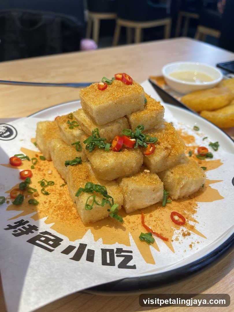 Fried Tofu with Chili and Sesame
