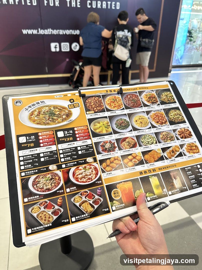 Restaurant Menu Board