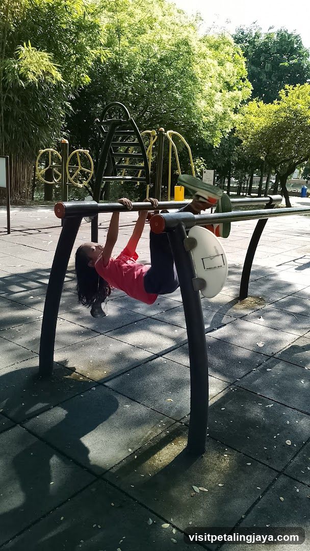 Child on Playground Equipment