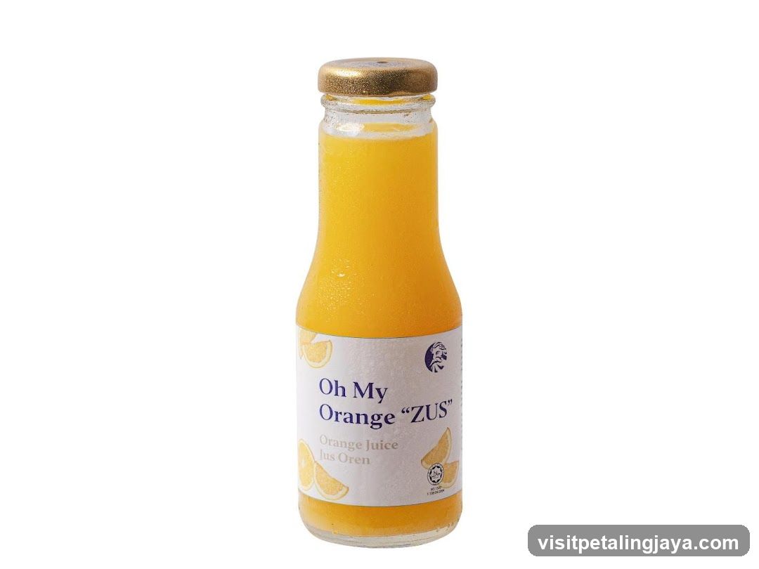 Oh My Orange 'ZUS' Juice Bottle