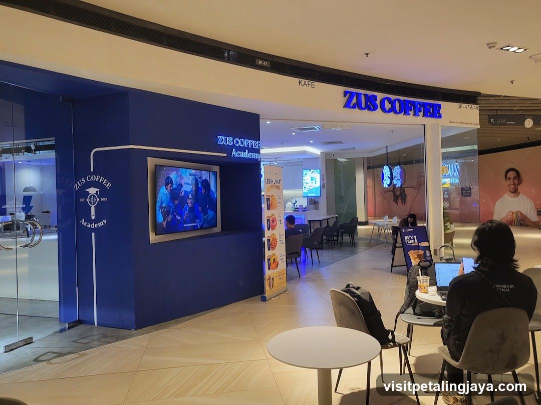 Zus Coffee Interior and Exterior View