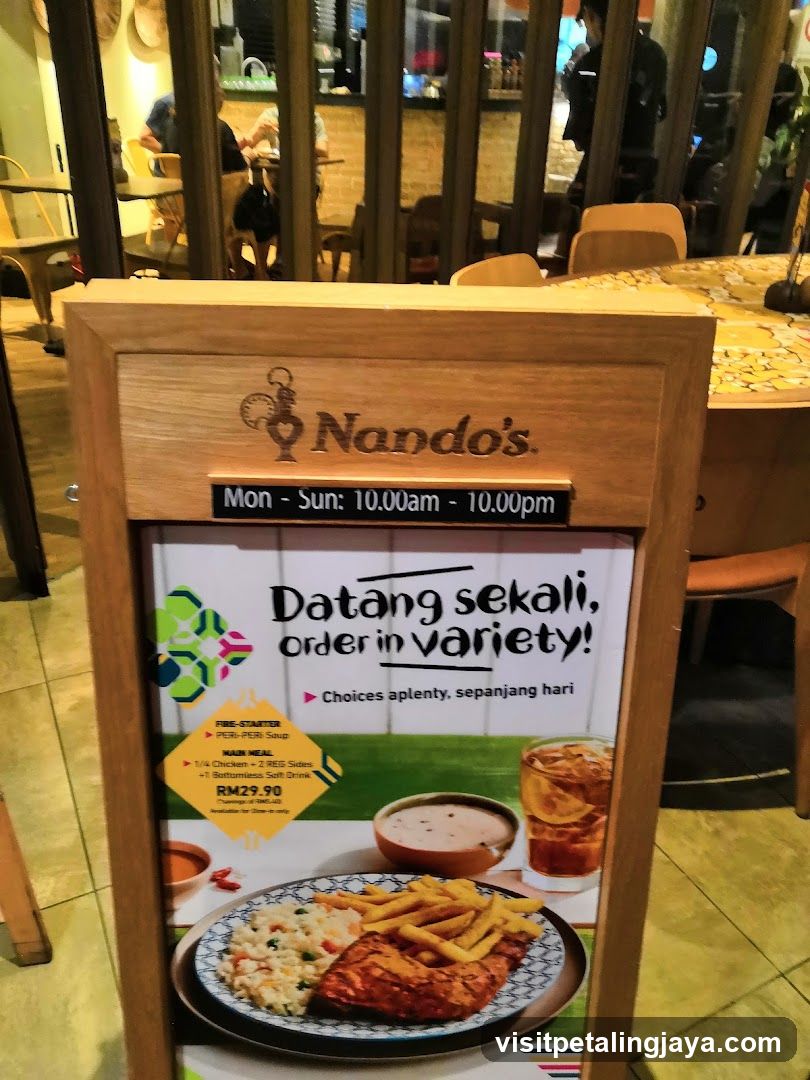Nando's Promotional Stand