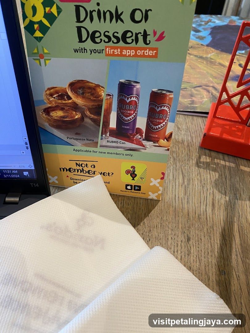 Drink or Dessert Promotion Standee