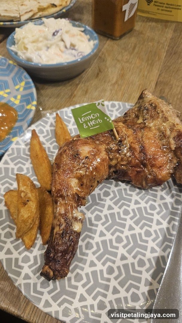 Lemon & Herb Chicken with Fries