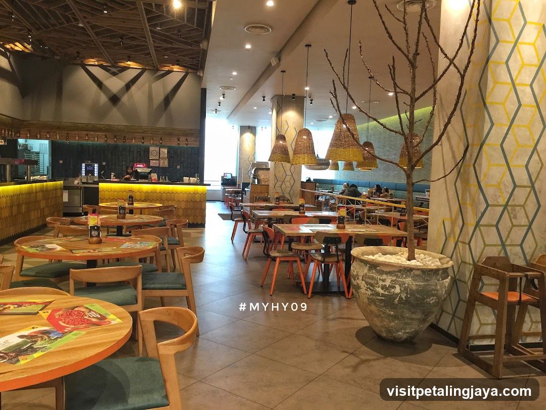 Restaurant Interior with Decorative Elements