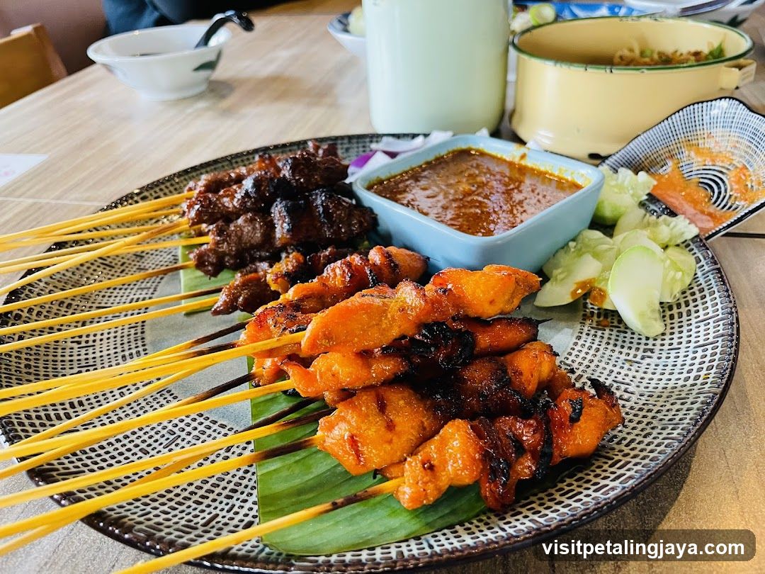 Sambal Chicken Satay Platter