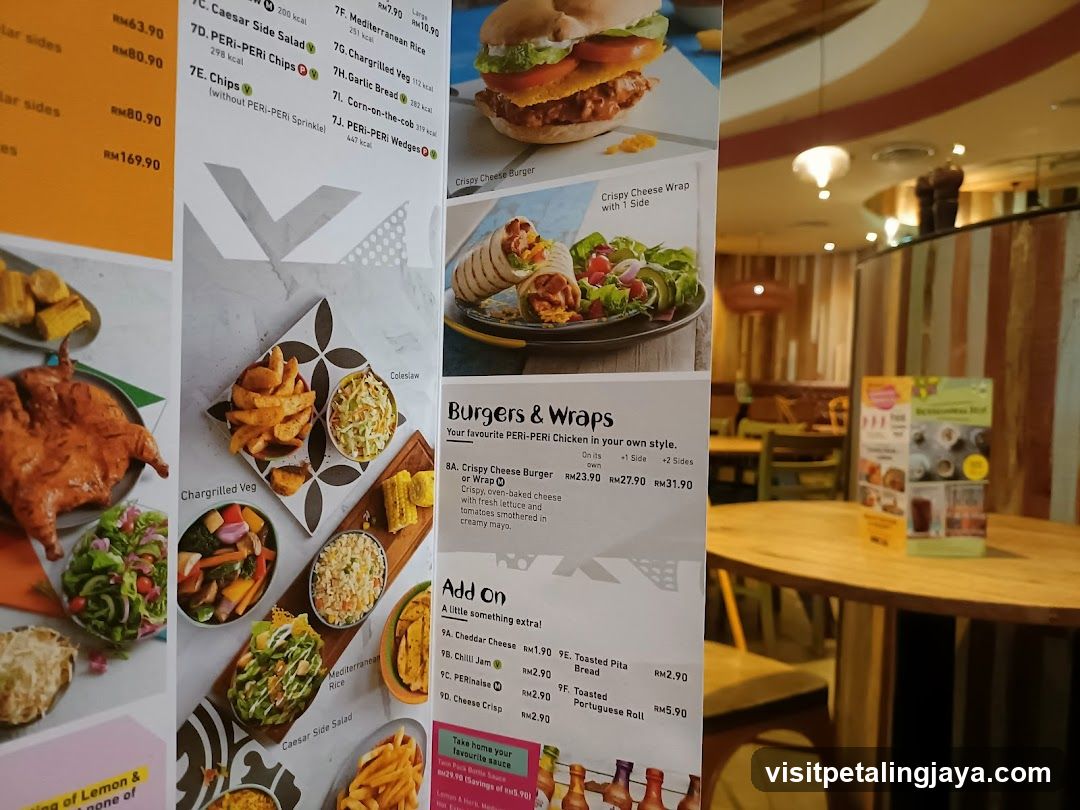 Burger & Wrap Menu Board