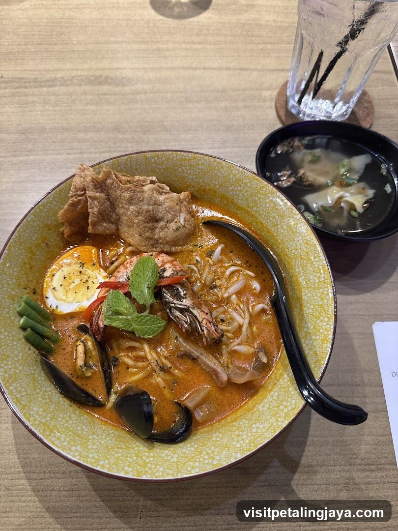 Laksa Bowl with Side Soup