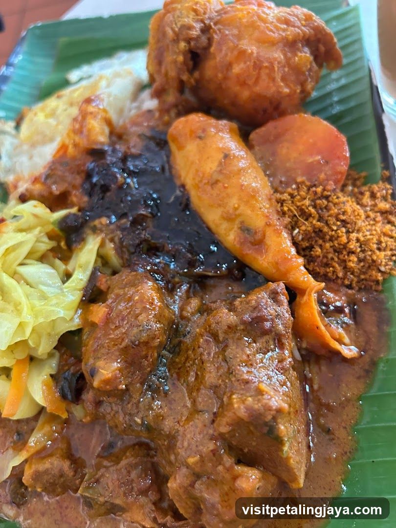 Nasi Lemak with Chicken and Sambal