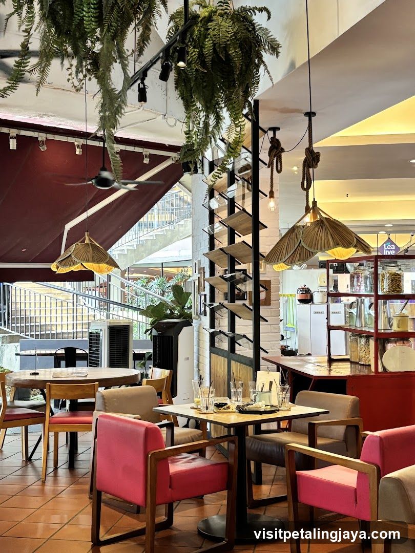 Interior of a cafe or restaurant