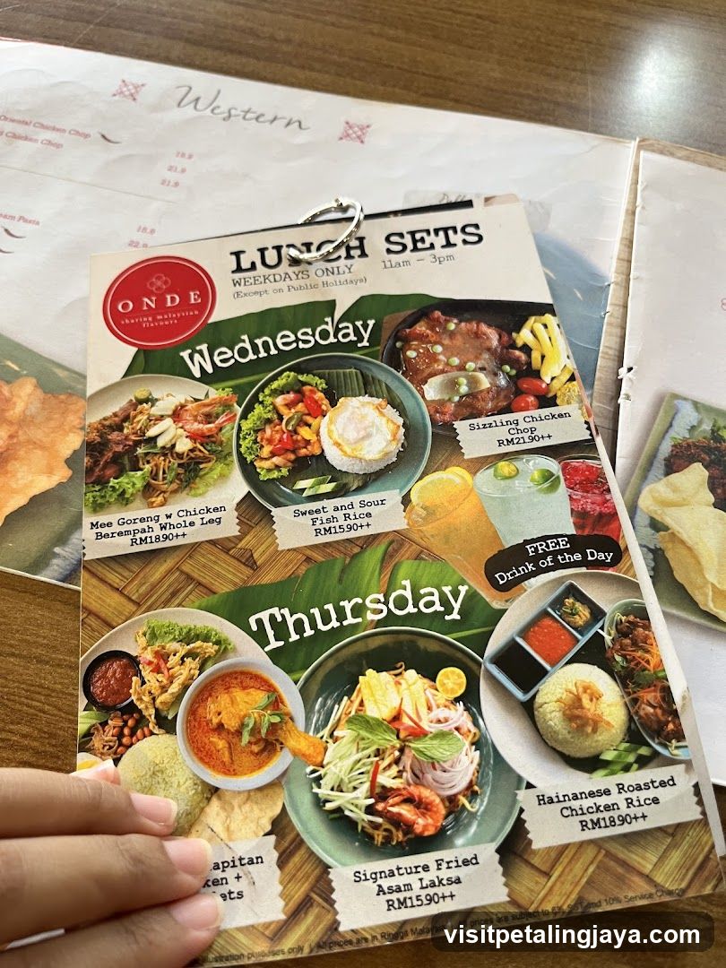 Lunch Sets Menu