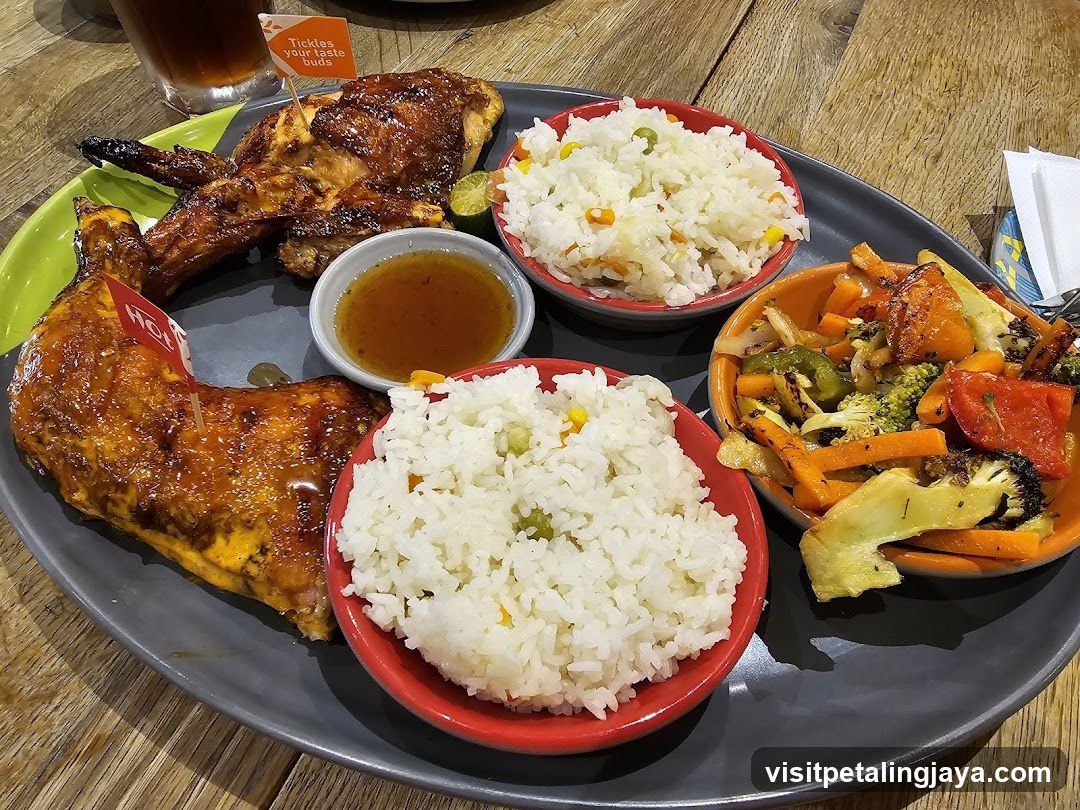Chicken Meal with Rice and Vegetables
