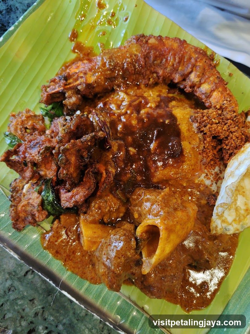 Curry Rice with Fried Chicken and Sambal