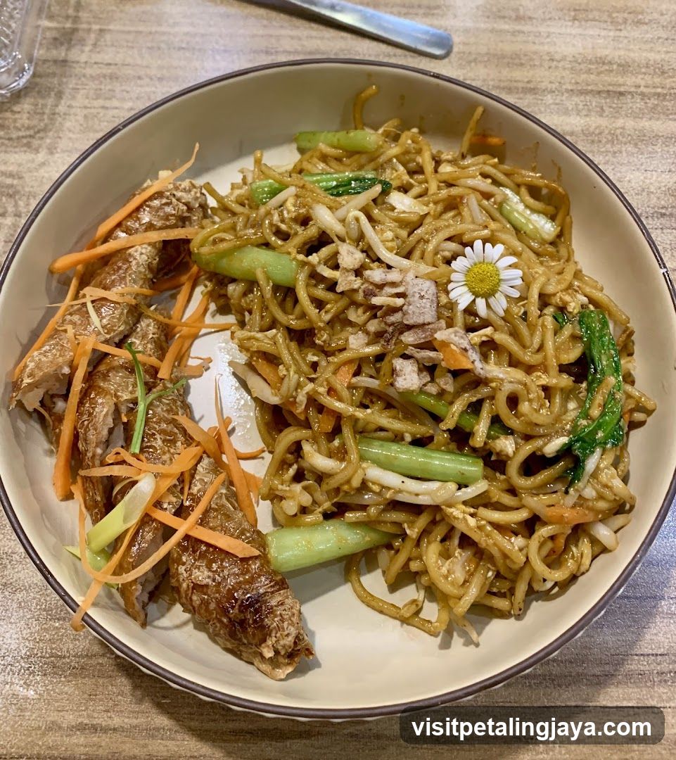 Noodle Dish with Side Protein