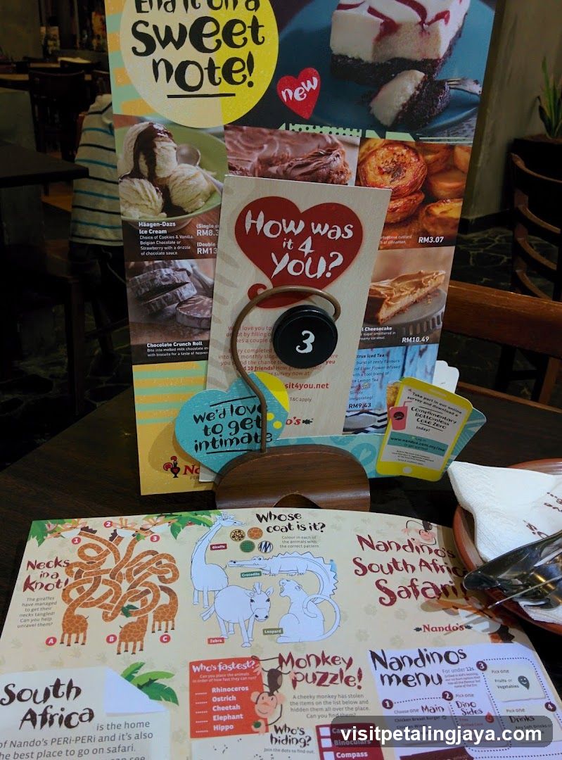 Nando's South Africa Safari Table Display