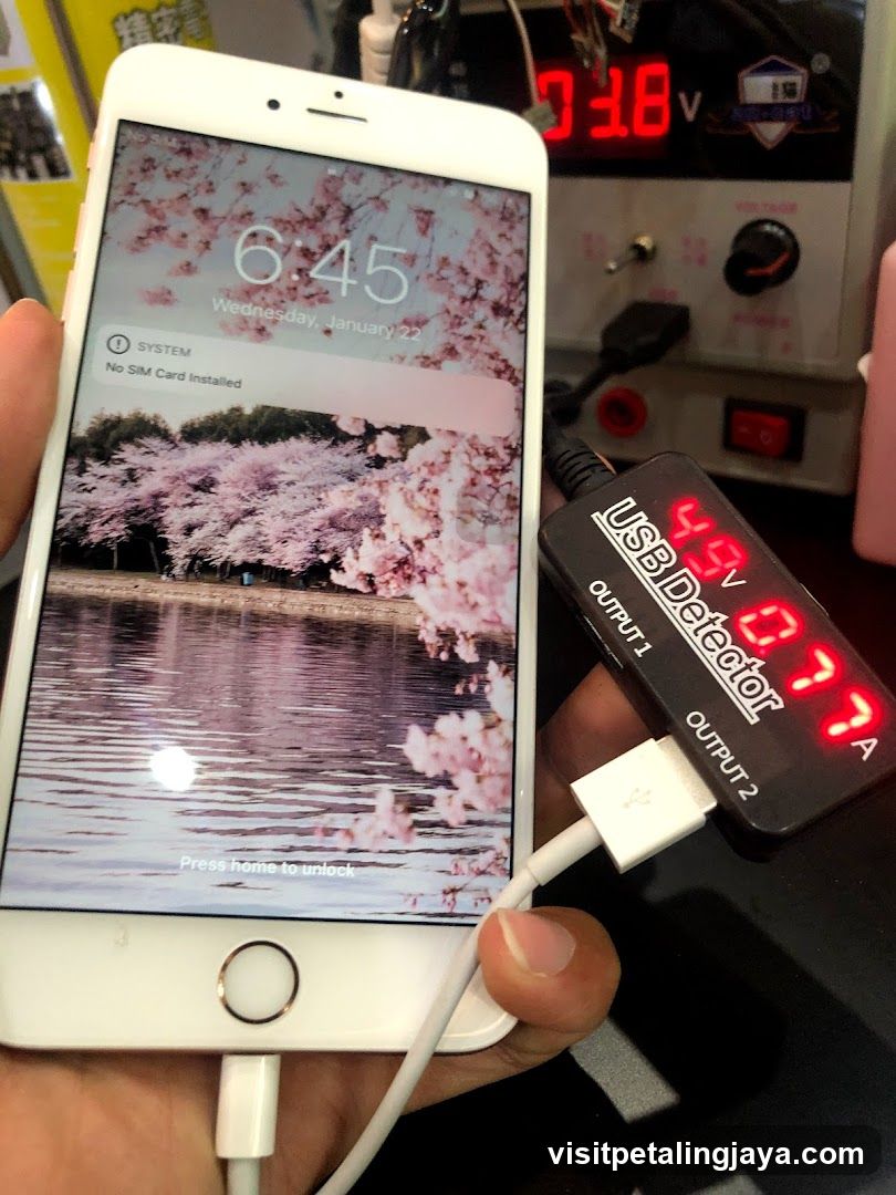 Phone Charging Test Scene