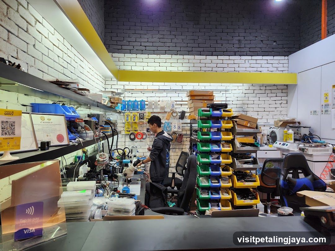 Electronics Repair Shop Interior